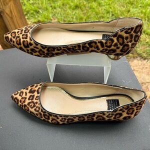 WHBM Leopard Print Women's Flats Size 6M